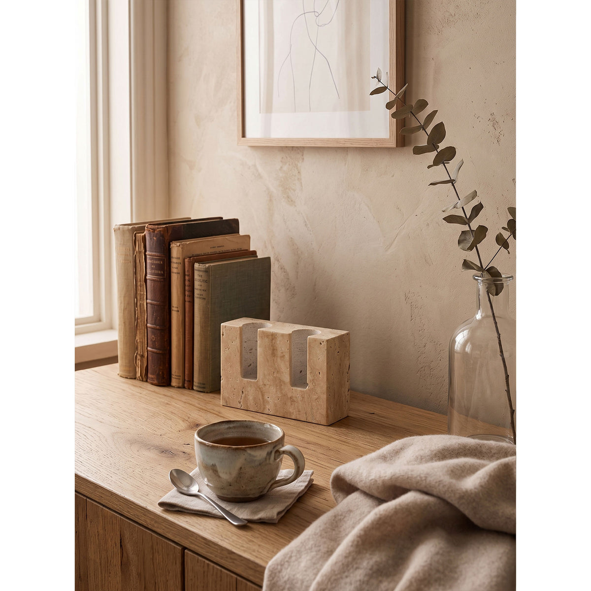 Canyon Marble Double Candle Holder
