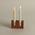 Load image into Gallery viewer, Canyon Marble Double Candle Holder
