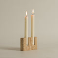 Load image into Gallery viewer, Canyon Marble Double Candle Holder
