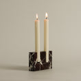 Load image into Gallery viewer, Canyon Marble Double Candle Holder
