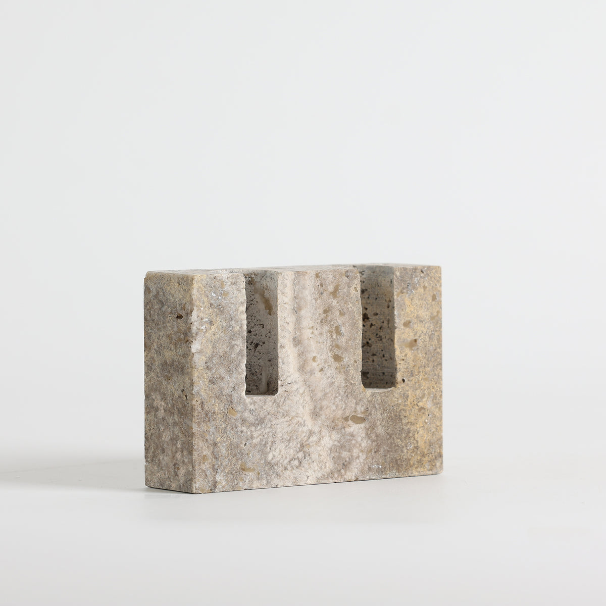 Canyon Marble Double Candle Holder