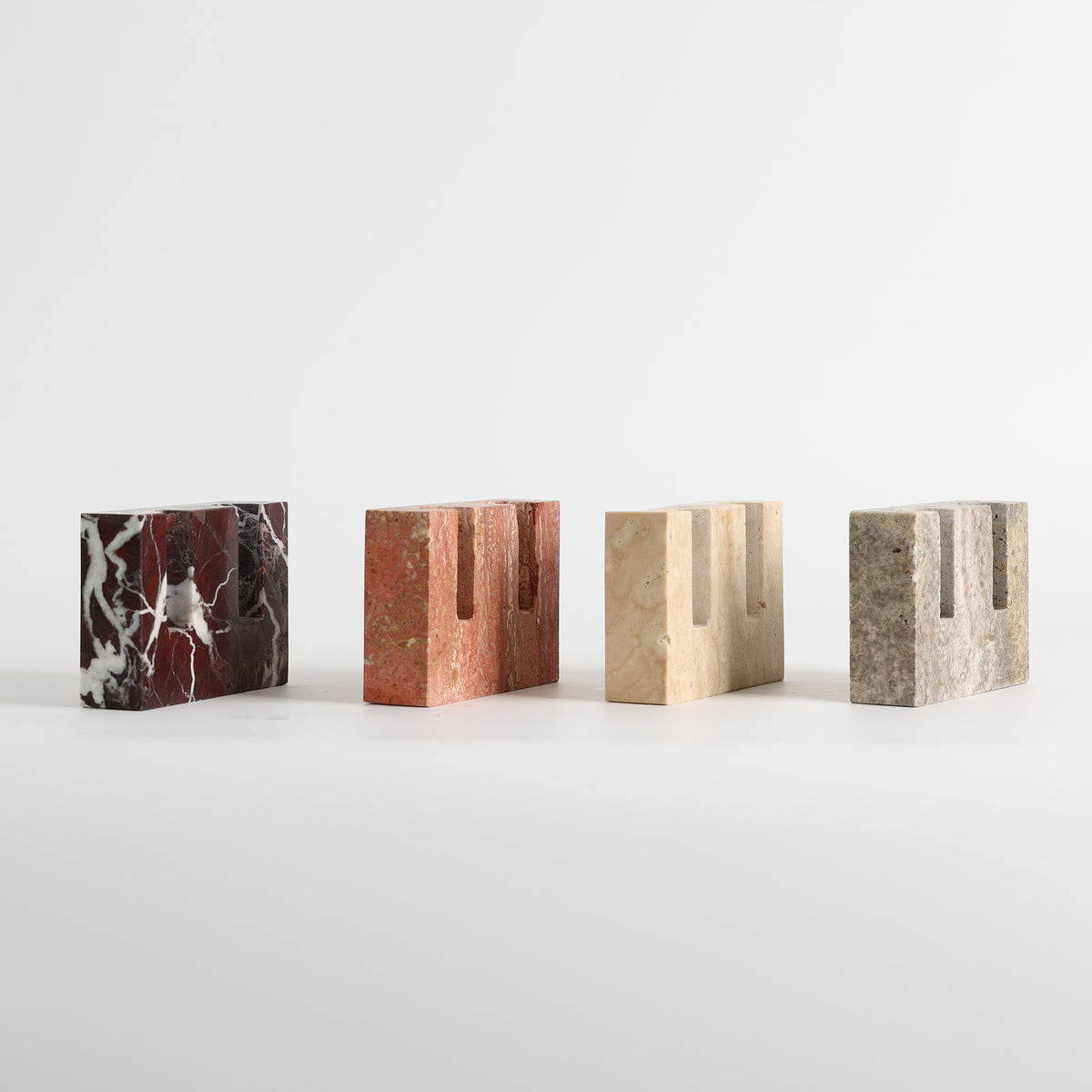 Canyon Marble Double Candle Holder