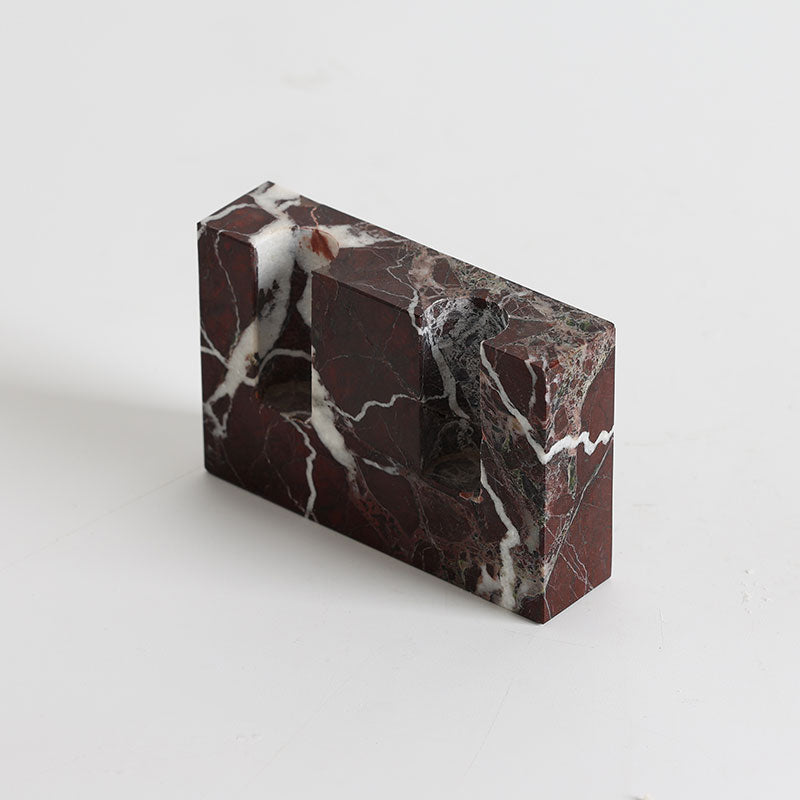 Canyon Marble Double Candle Holder