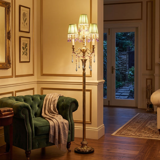 Carins Pleated Floor Lamp
