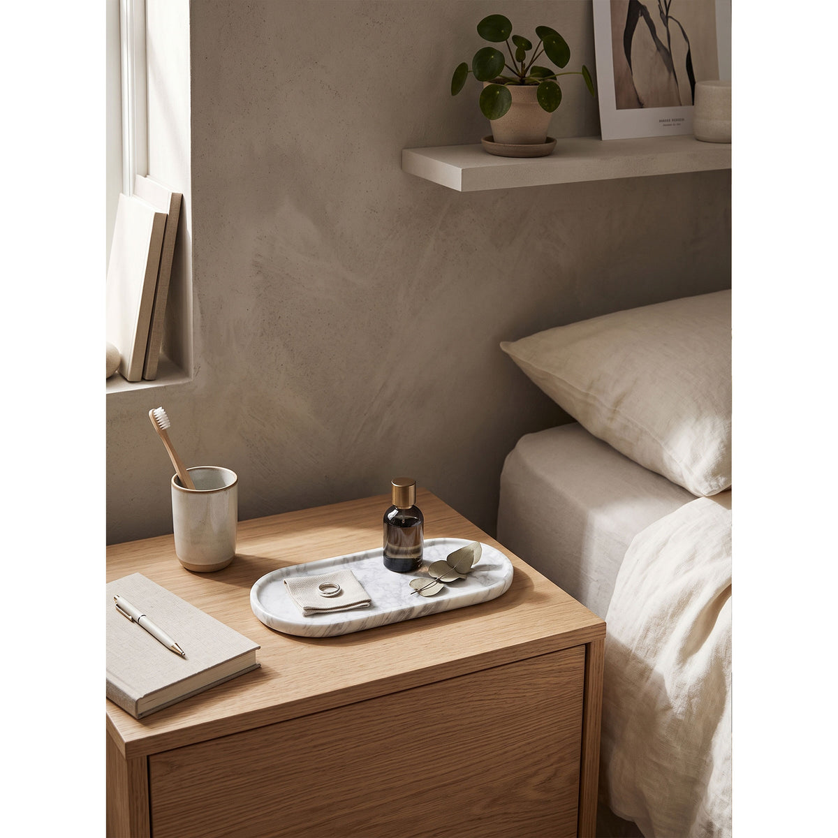 Carmel Marble Vanity Tray