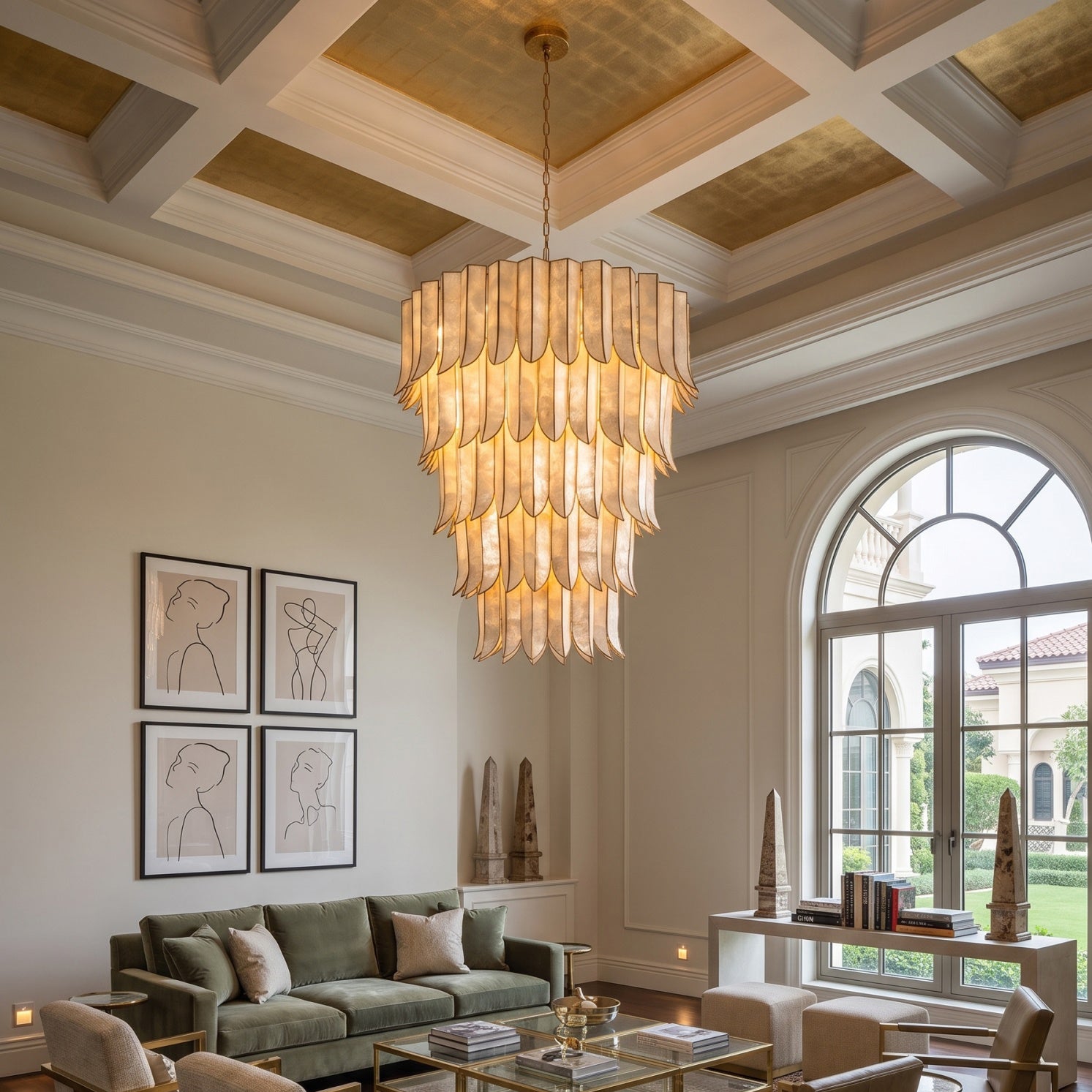 Cartagena Shell Chandelier