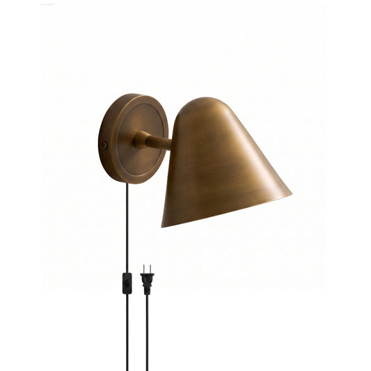 Casa Cone Plug-in Wall Sconce