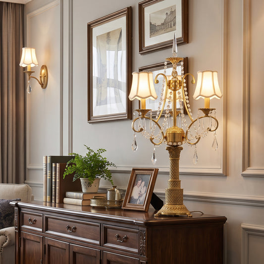 مصباح طاولة Cavendish Lattice Candelabra