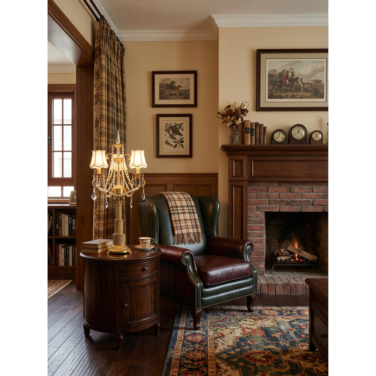 مصباح طاولة Cavendish Lattice Candelabra