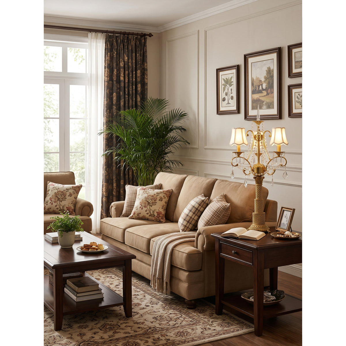 مصباح طاولة Cavendish Lattice Candelabra