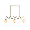 Bild in die Galerieansicht laden, Cecil Alabaster Linear Pendant Lamp
