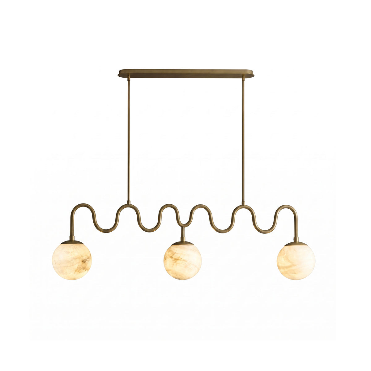 Cecil Alabaster Linear Pendant Lamp