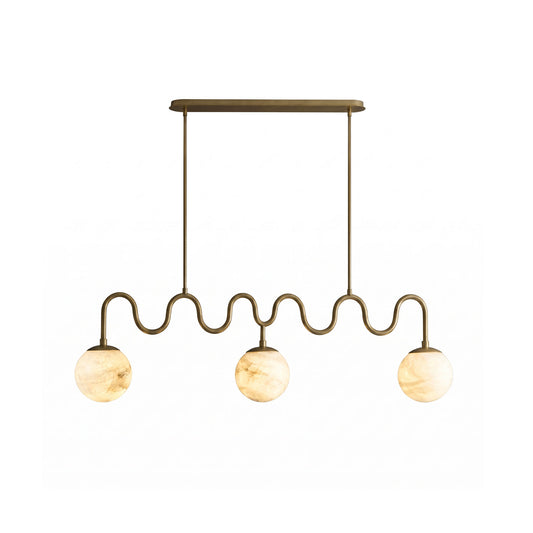 Cecil Alabaster Linear Pendant Lamp