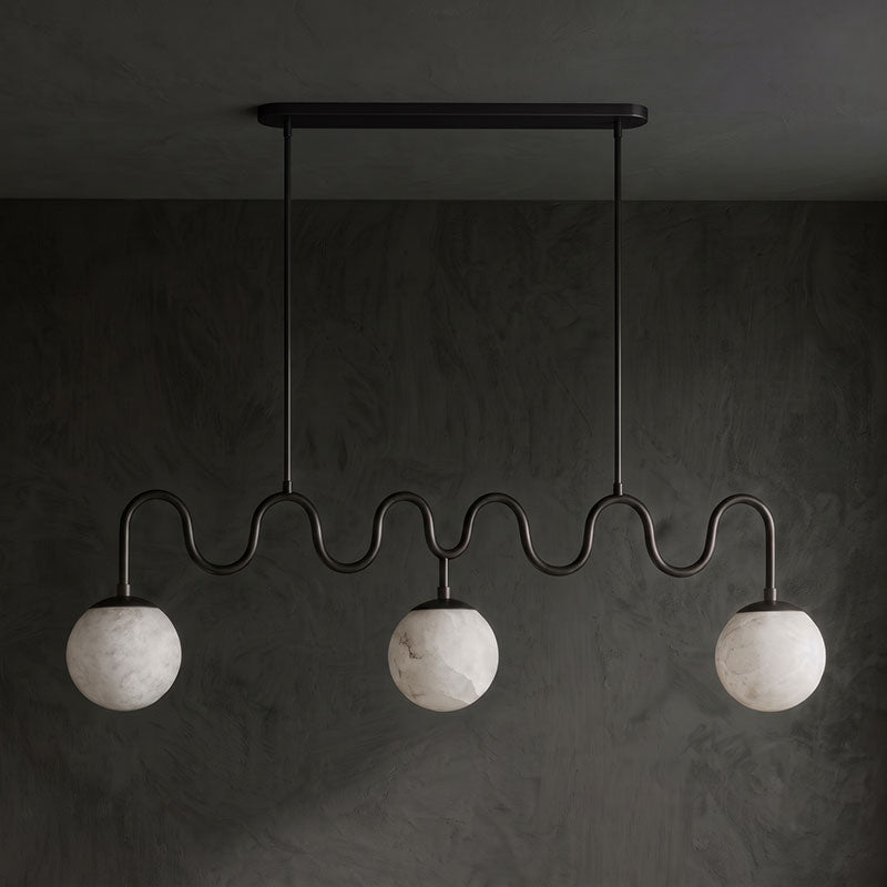 Cecil Alabaster Linear Pendant Lamp