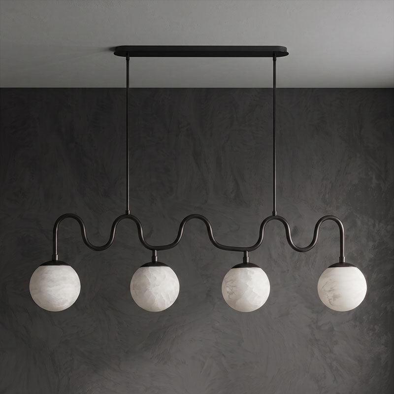 Cecil Alabaster Linear Pendant Lamp