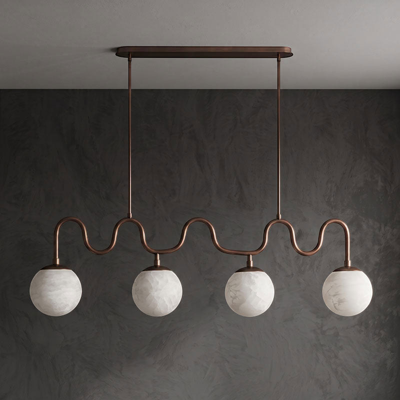 Cecil Alabaster Linear Pendant Lamp
