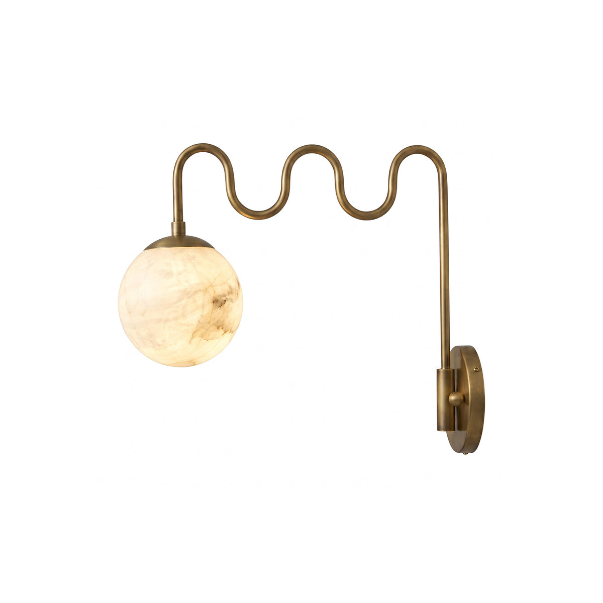 Cecil Alabaster Wall Sconce