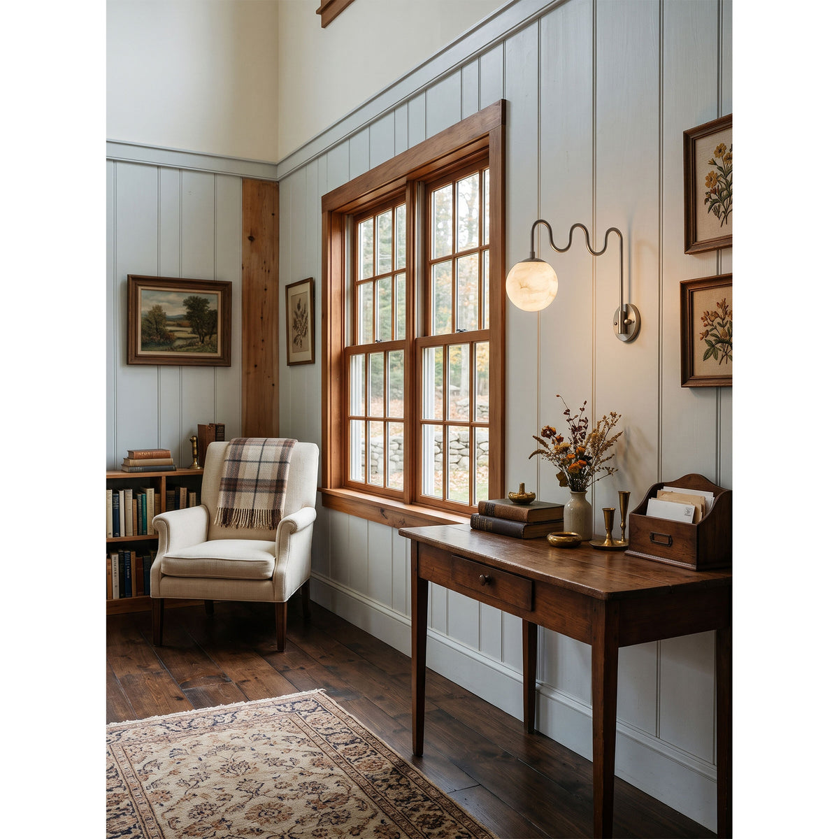 Cecil Alabaster Wall Sconce
