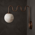 Load image into Gallery viewer, Cecil Alabaster Wall Sconce

