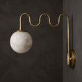 Load image into Gallery viewer, Cecil Alabaster Wall Sconce
