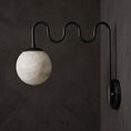 Load image into Gallery viewer, Cecil Alabaster Wall Sconce
