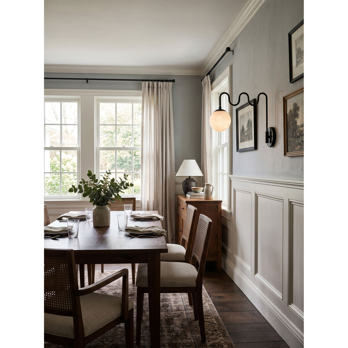 Cecil Alabaster Wall Sconce