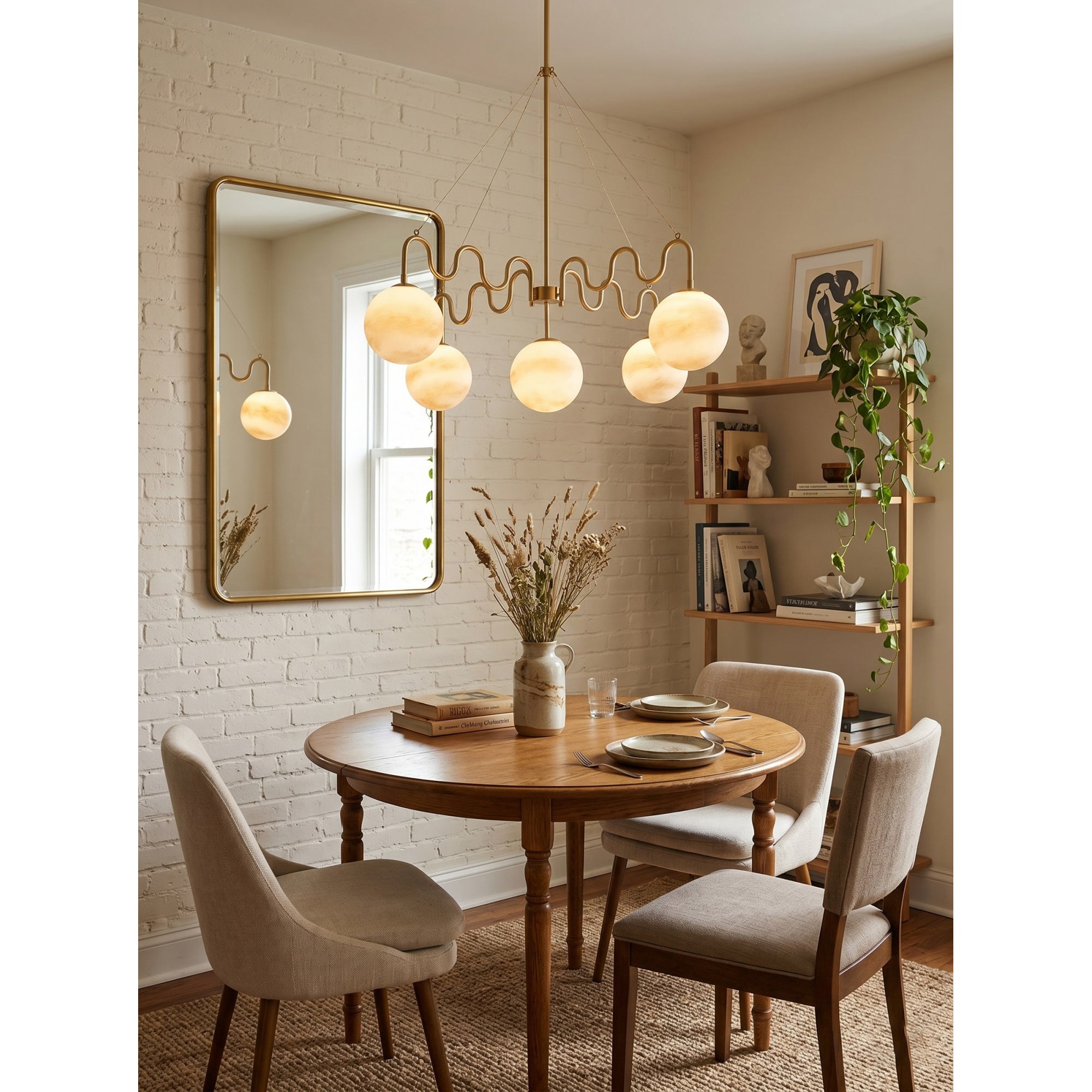 Cecil Balanced Glass Chandelier