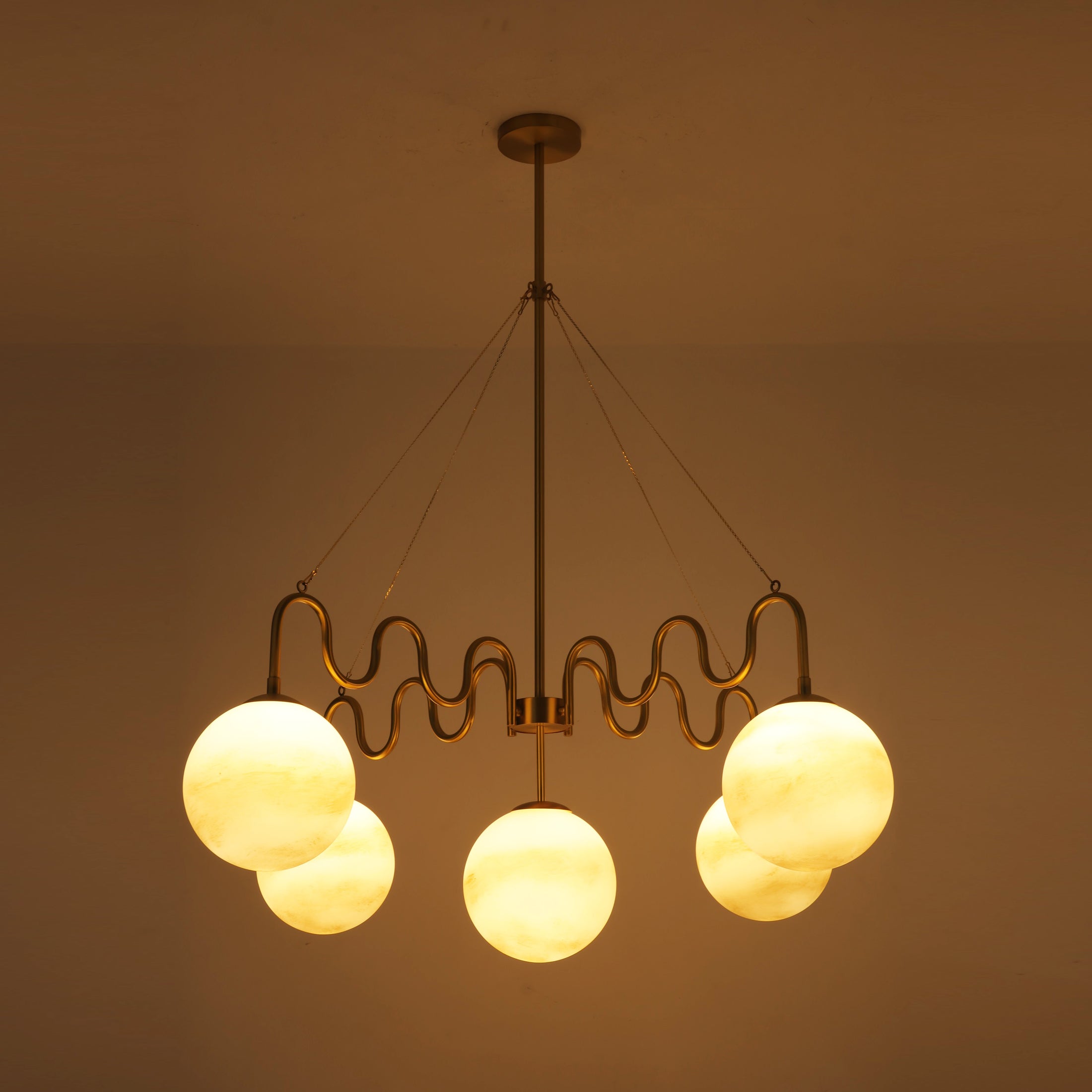 Cecil Balanced Glass Chandelier