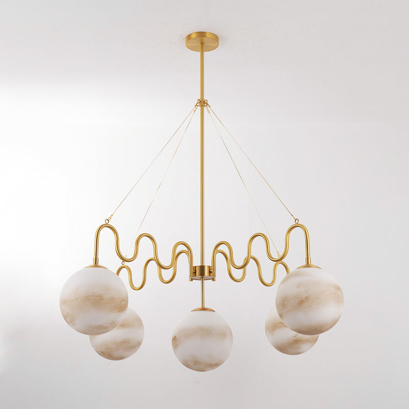 Cecil Balanced Glass Chandelier