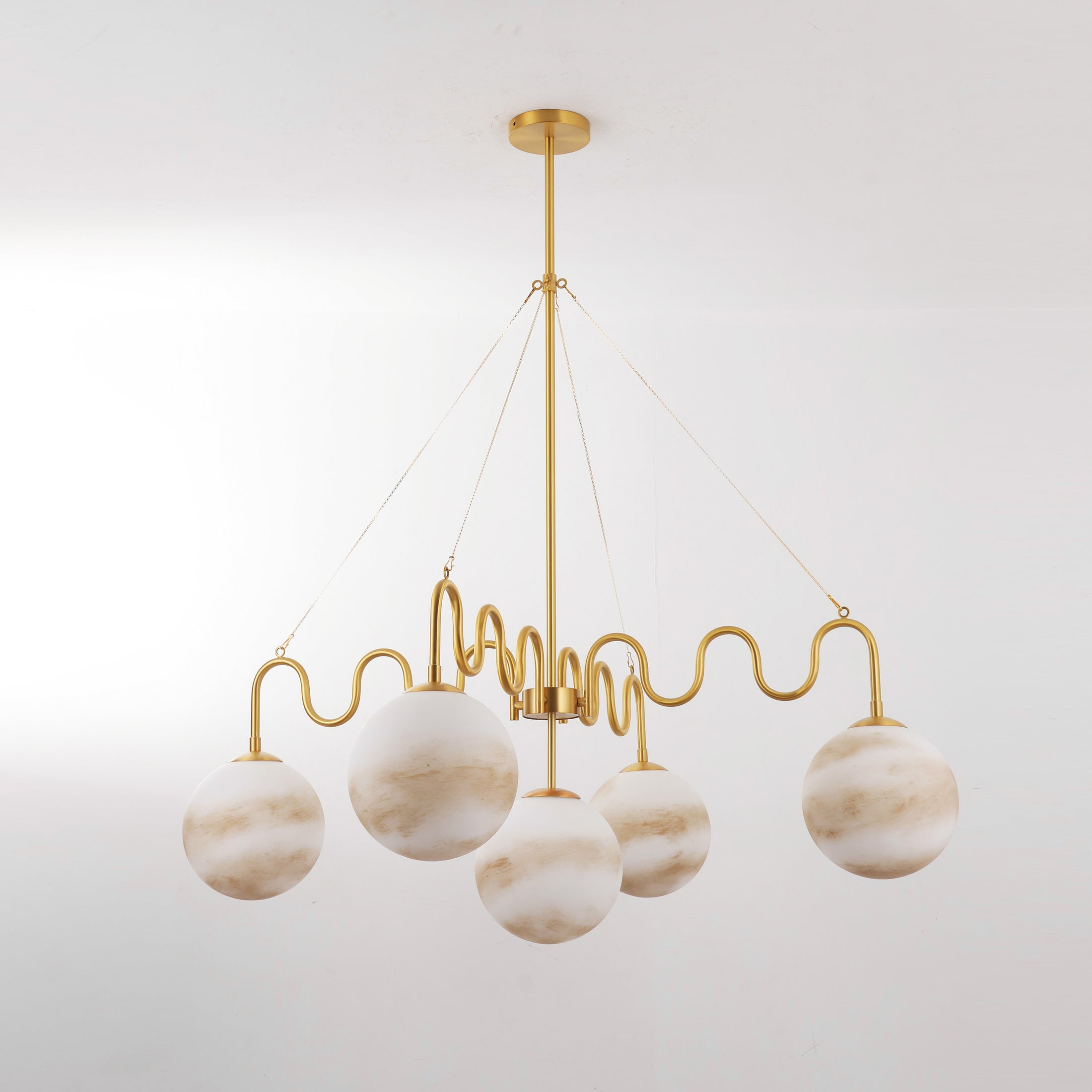 Cecil Balanced Glass Chandelier