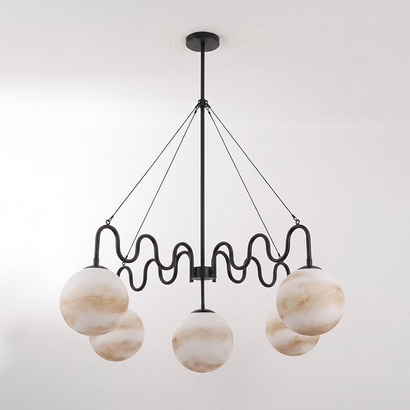Cecil Balanced Glass Chandelier