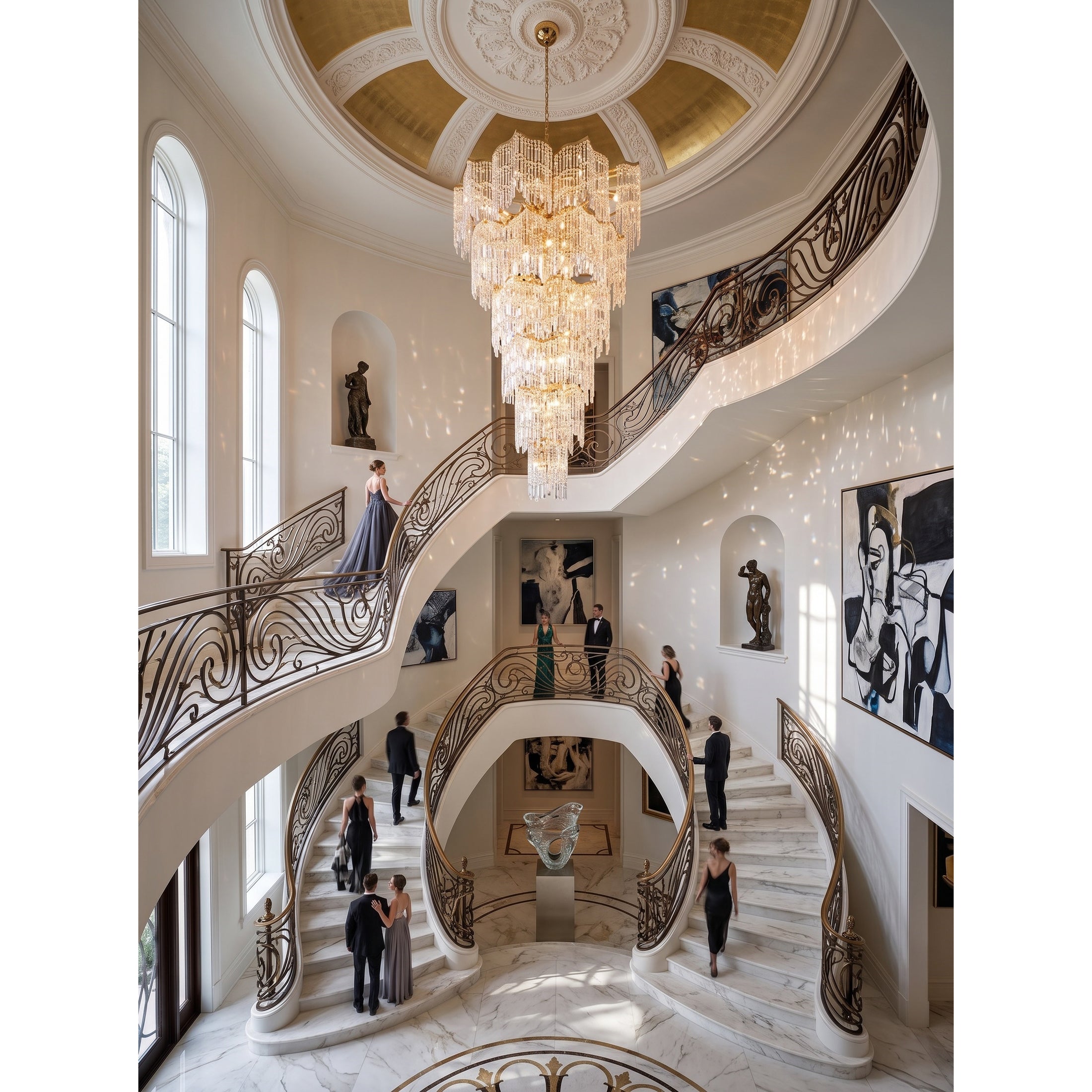 Celestia Luxury Crystal Chandelier