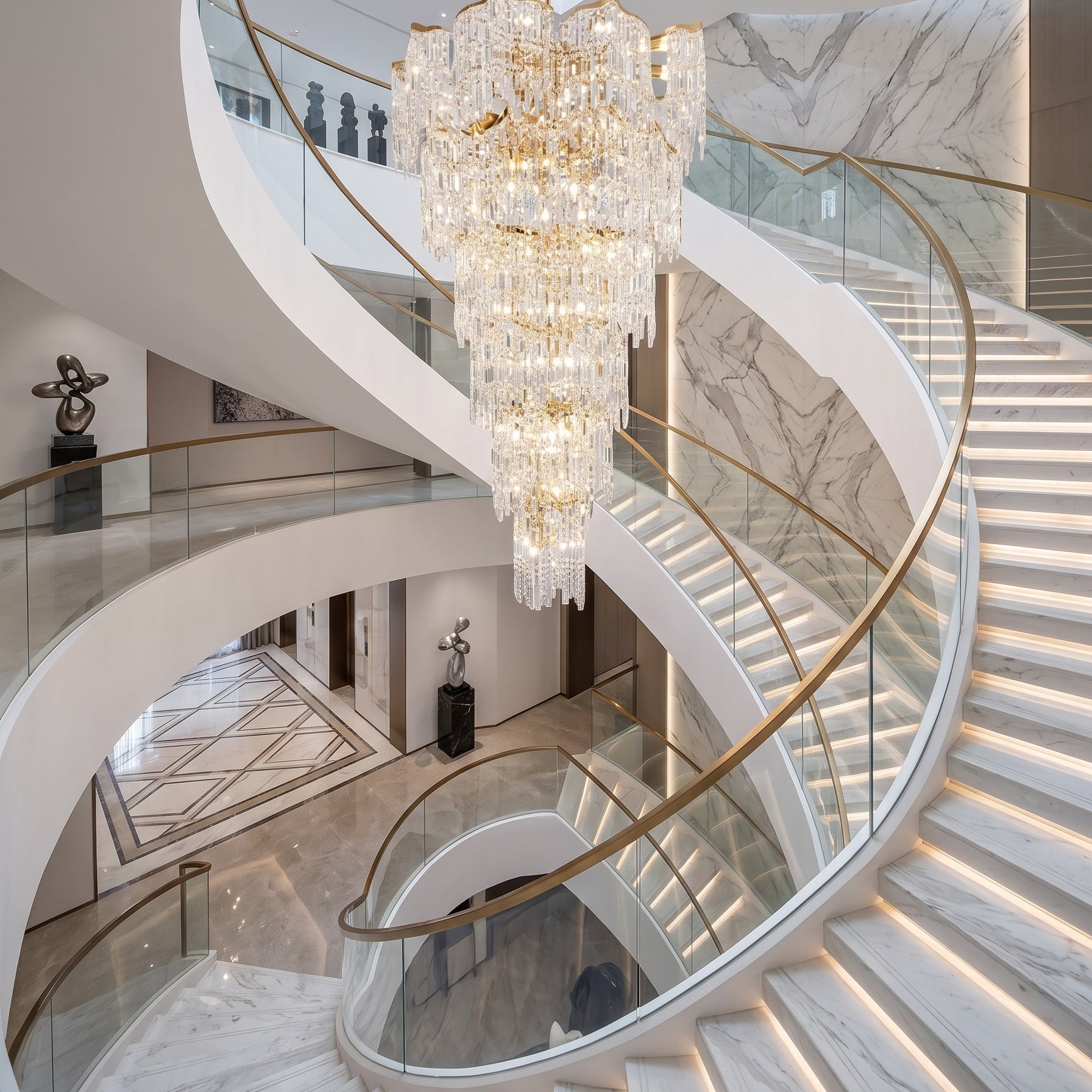 Celestia Luxury Crystal Chandelier