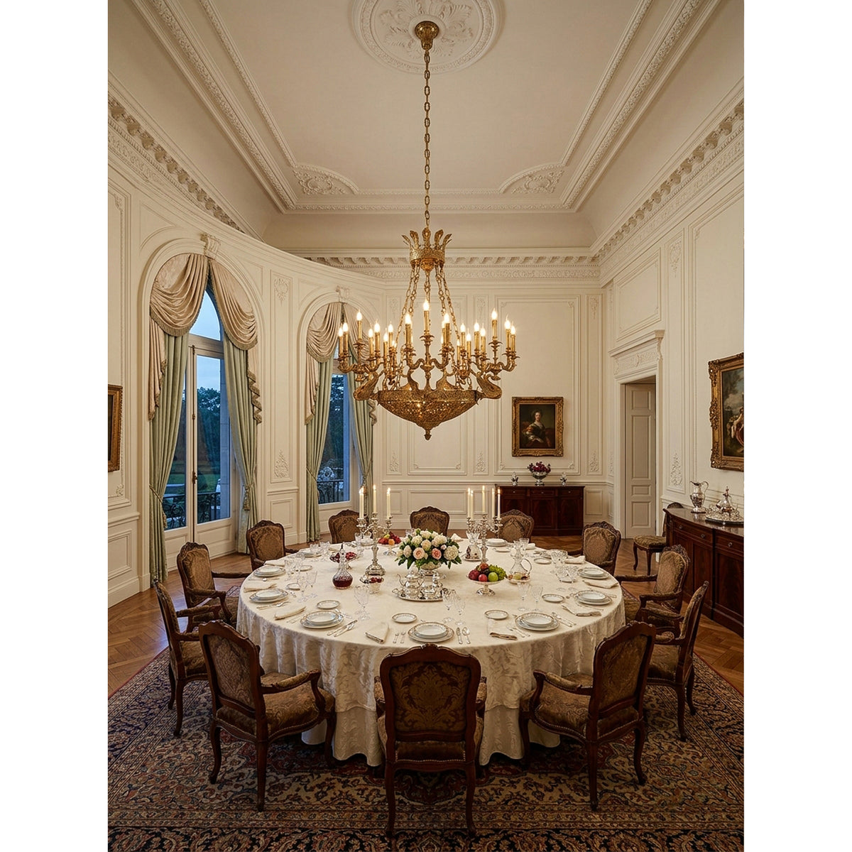 Céline Brass Chandelier