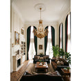 Load image into Gallery viewer, Céline Brass Chandelier
