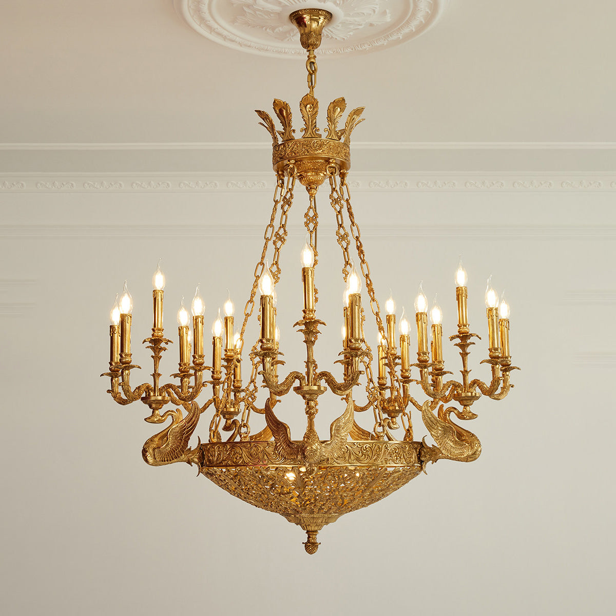 Céline Brass Chandelier