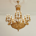 Load image into Gallery viewer, Céline Brass Chandelier
