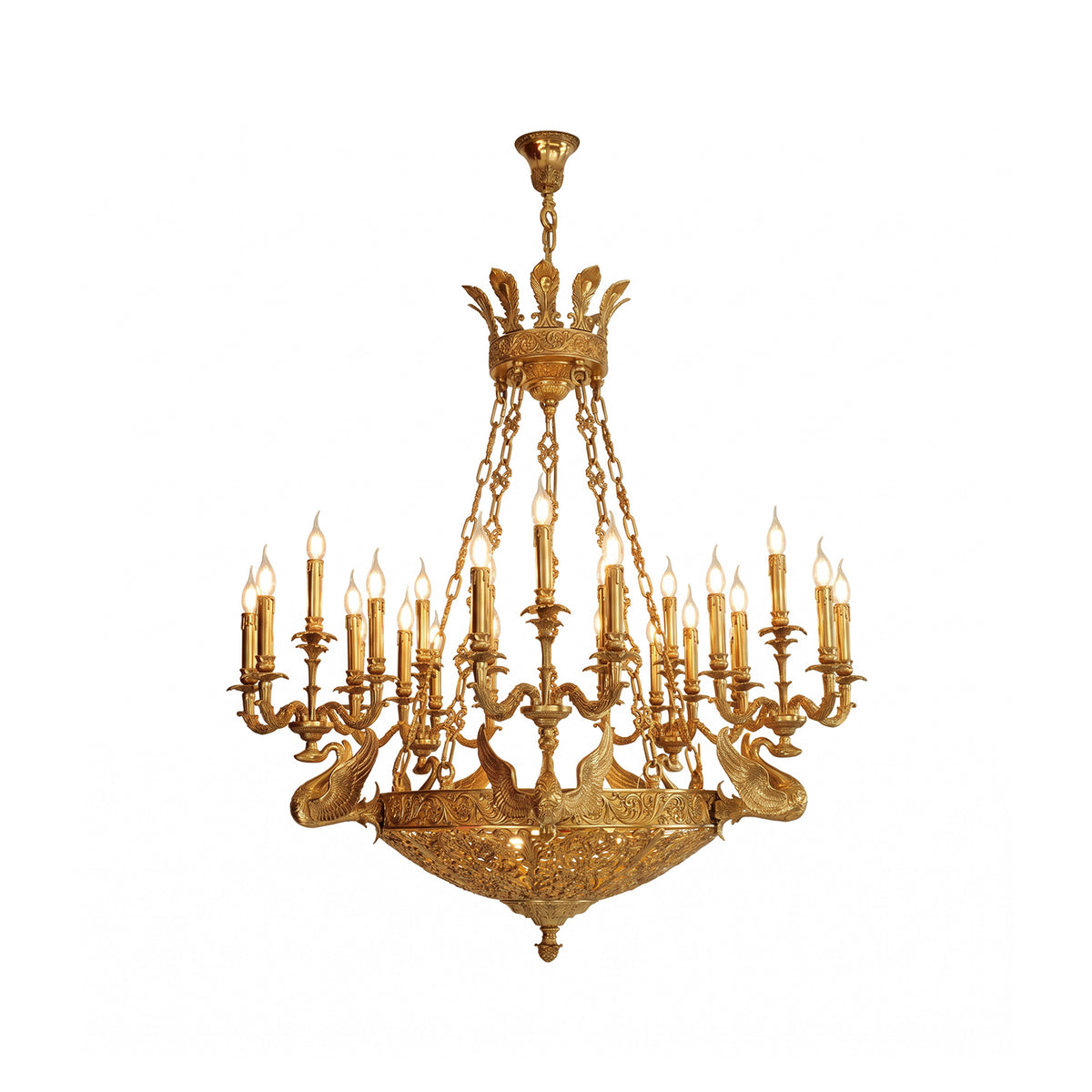 Céline Brass Chandelier