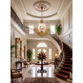 Load image into Gallery viewer, Céline Brass Chandelier
