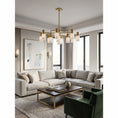 Load image into Gallery viewer, Centerport Alabaster Chandelier
