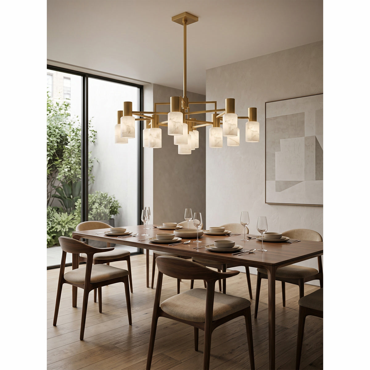 Centerport Alabaster Chandelier