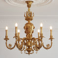 تحميل الصورة في عارض المعرض، Chambord Brass Candle Chandelier
