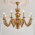 تحميل الصورة في عارض المعرض، Chambord Brass Candle Chandelier
