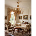 تحميل الصورة في عارض المعرض، Chambord Brass Candle Chandelier
