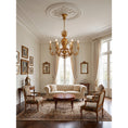 تحميل الصورة في عارض المعرض، Chambord Brass Candle Chandelier
