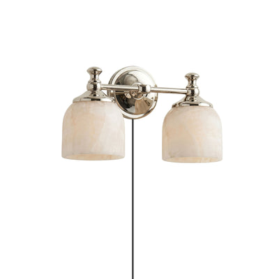 Chart Alabaster Stecker-Wandleuchte