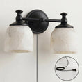 Charger l'image dans la visionneuse de la galerie, Chart Alabaster Plug-in Wall Sconce
