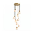 Load image into Gallery viewer, Chart Alabaster Cluster Chandelier
