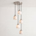 Load image into Gallery viewer, Chart Alabaster Cluster Chandelier
