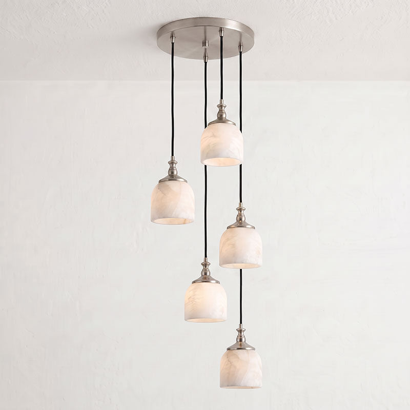 Chart Alabaster Cluster Chandelier